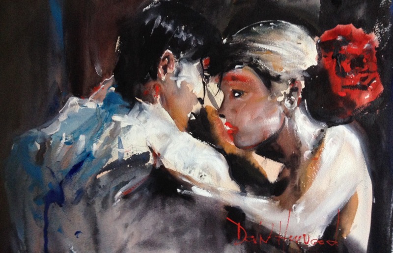 David Heywood 'Tango' Original Watercolour 